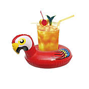 Northlight 10&quot; Inflatable Parrot Swimming Pool Floating Drink Holder
