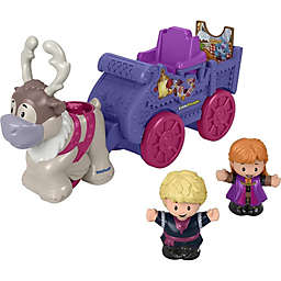 Fisher-Price Little People ? Disney Frozen 2 Anna & Kristoff?s Wagon, push-along vehicle