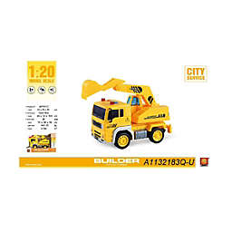 Nutcracker Factory 9.25" Construction 1 20 Scale Toy Excavator Truck with Sound and Light