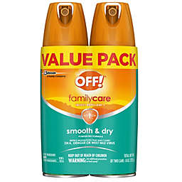 OFF! FamilyCare Smooth & Dry Insect Repellent I, 4 oz, 2 ct