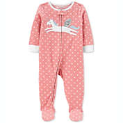 Carter&#39;s Baby Girl&#39;s Unicorn Fleece Pajamas Pink Size 24MOS