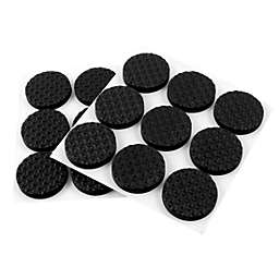 Unique Bargains Round Felt Cushion Pad Table Chair Leg Cover for Protecting Hardwood and Laminate Flooring, 18 Pcs Black 1