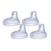 Nuby No Spill Replacement Silicone Spouts, 4 Pack