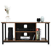 Fx070 TV Stand for TV up to 50 inch 3 Tier Entertainment Center Modern TV Stand Media