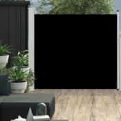 Stock Preferred Patio Retractable Side Awning 66.9"x118.1" Black
