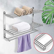 Kitcheniva Towel Bar Rack Stainless Steel Heavy Duty Wall-mounted