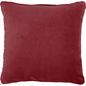 HomeRoots Home Decor. Red Velvet Modern Throw Pillow.