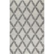 nuLOOM Sharika Lattice Shaggy Area Rug