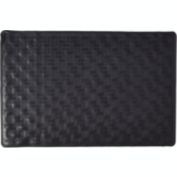 Carnation Home Fashions Small 13-Inch by 20-1/2-Inch Rubber Bath Tub Mats, Black