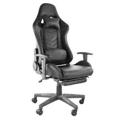 GameFitz Gaming Chair in Black. View a larger version of this product image.