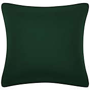 PiccoCasa Square Spandex Throw Pillow Case Cushion Cover Decorative Pillowcases for Bedroom Living Room Sofa Party, Dark Green, 18"x18"