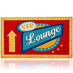 Juvale VIP Lounge Nonslip Doormat, Natural Coco Coir Mat (17 x 30 in)