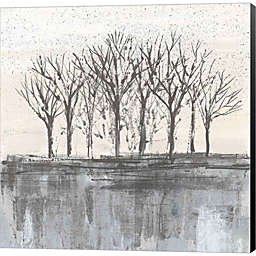 Great Art Now Trees at Dawn II Neutral by Silvia Vassileva 24-Inch x 24-Inch Canvas Wall Art
