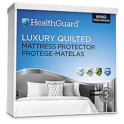 HealthGuard Luxury Quilted Waterproof Mattress Protector King