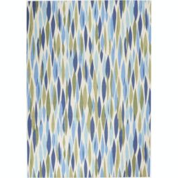 Waverly Sun N Shade SND01 Seaglass Indoor/Outdoor Area Rug 4'3\