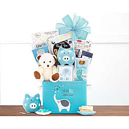 GBDS New Baby Celebration Gift Box-Blue - baby bath set baby boy gift basket new baby gift basket
