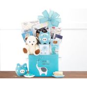 GBDS New Baby Celebration Gift Box-Blue - baby bath set baby boy gift basket new baby gift basket