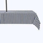 Fabric Textile Products, Inc. Water Repellent, Outdoor, 100% Polyester, 60x120", Small Stripes, Navy