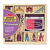 Melissa And Doug Princesses Wooden Stamp Set