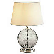 Gallery of Light Gray Cracked Glass Table Lamp