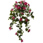 Nearly Natural 37" Bougainvillea Hanging Artificial Plant (Set of 2)