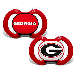 BabyFanatic Pacifier 2-Pack - NCAA Georgia Bulldogs - Officially Licensed League Gear