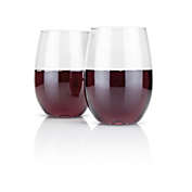 TRUE-Flexi(TM) Stemless Wine Glasses, Set of 2