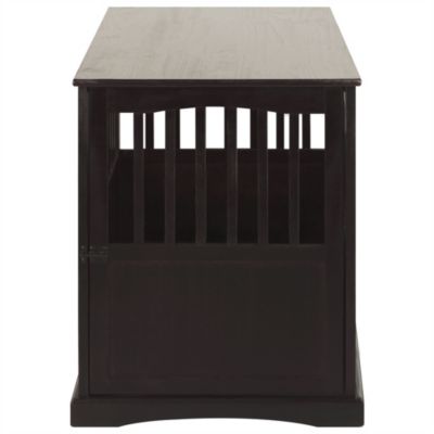 Casual Home Pet Crate End Table-Espresso