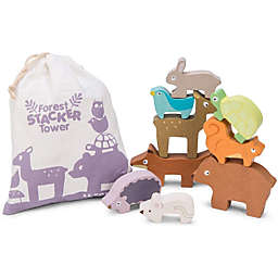 Le Toy Van Wooden Forest Stacker Puzzle & Bag (18 Months+)