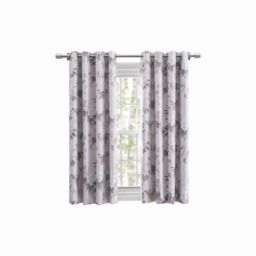 Ricardo Mystic Garden Floral Blackout Grommet Panel w/Wand 52x45 Blush