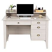 Homfa 47 in Computer Desk in White