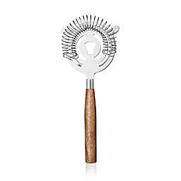 TRUE Cocktail Strainer with Acacia Handle