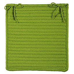 Colonial Mills Simply Home Solid - Bright Green Chair Pad (set 4)