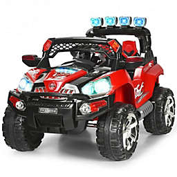 Costway 12 V Kids Ride On SUV Car with Remote Control LED Lights