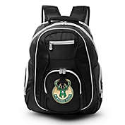 Mojo Licensing LLC Milwaukee Bucks Laptop Backpack- Fits Most 17 Inch Laptops and Tablets - Ideal for Work, Travel, School, College, and Commuting