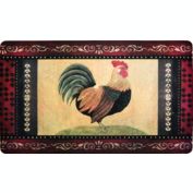 2-Pack Premium Comfort Kitchen Mats (Vintage Rooster)