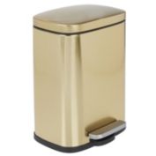 mDesign Step Trash Can, Garbage Bin with Removable Liner Bucket