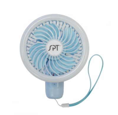 Sunpentown Personal Hand-Held Fan - Blue