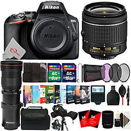 D3500 24.2MP DSLR Camera + 18-55mm & 420-800mm Lens Accessory Kit