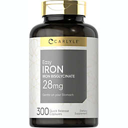 Carlyle Easy Iron 28 mg (Iron Bisglycinate)   300 Capsules