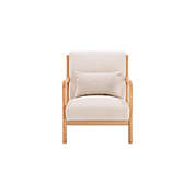 UBesGoo Modern Mid Century Accent Chair Living Room Single Sofa Cafe Lounge Chair