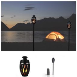 Vistashops Tiki Tiki To To Outdoor LED Torch With Bluetooth Speaker