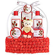 Lovery Mother&#39;s Day Spa Gift Basket - Red Rose Scented