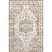 nuLOOM Emani Machine Washable Medallion Area Rug