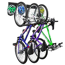 RaxGo Wall Bike Rack 3 Bicycle hooks and 3 Helmet Hooks