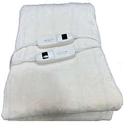 Innovation Confort - Heated Blanket for Double Bed, 84 '' x 90 '', 10 Heat Settings, White