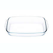 Lexi Home Glass Rectangular Baking Dish - 2.7qt Large 14" x 8" Oven Safe Glass Baking Dish
