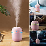 Tsuinz 220ml Portable USB LED Humidifier Aroma Oil Diffuser, Pink