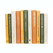 Booth & Williams Safari Decorative Books, One Foot Bundle of Real, Shelf-Ready Books