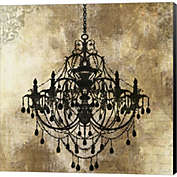 Great Art Now Chandelier Gold I by PI Galerie 24-Inch x 24-Inch Canvas Wall Art